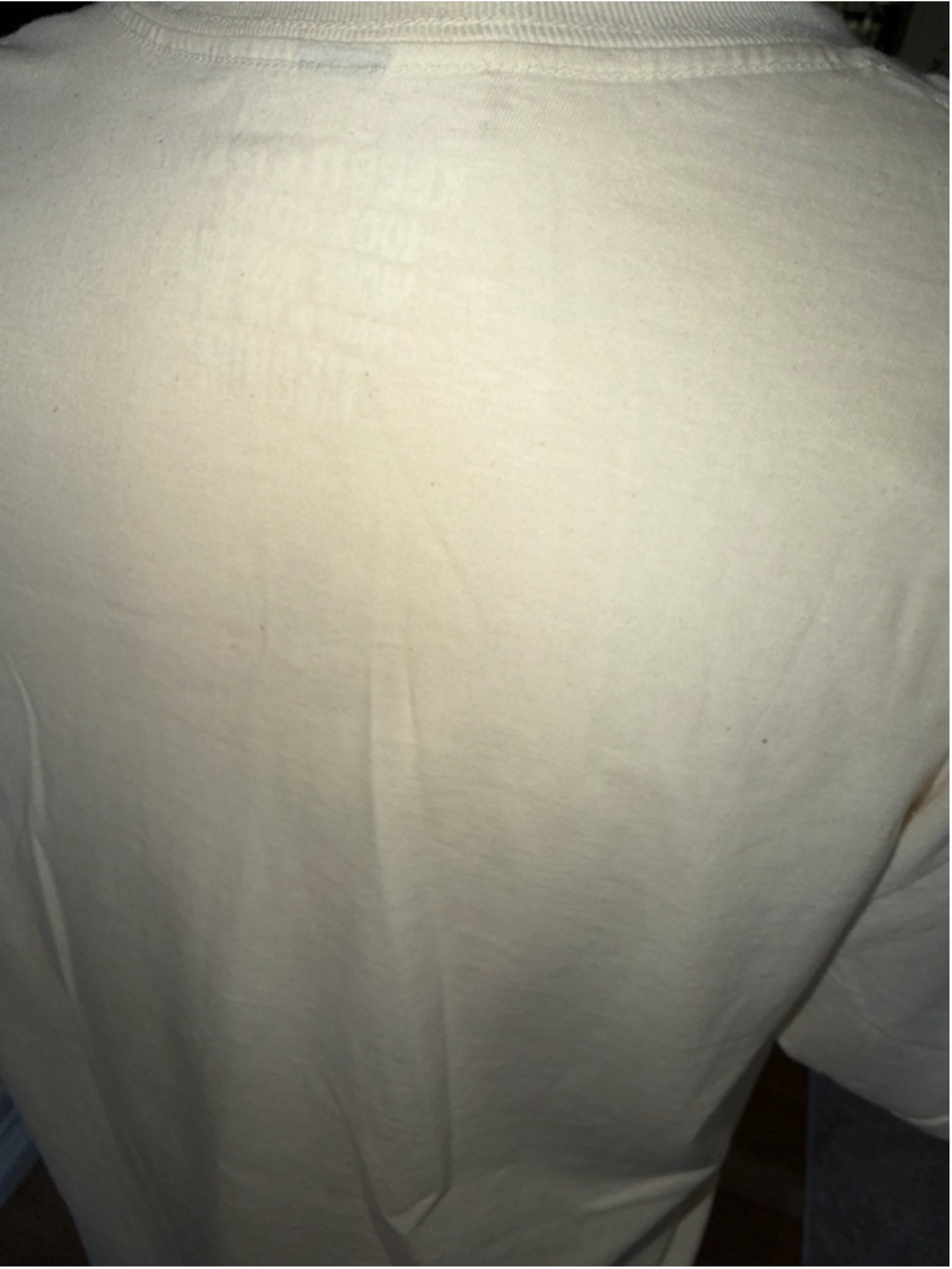 Keep It Gypsy Cream Leopard Print Short Sleeve Embellished Tee M - Picture 5 of 6